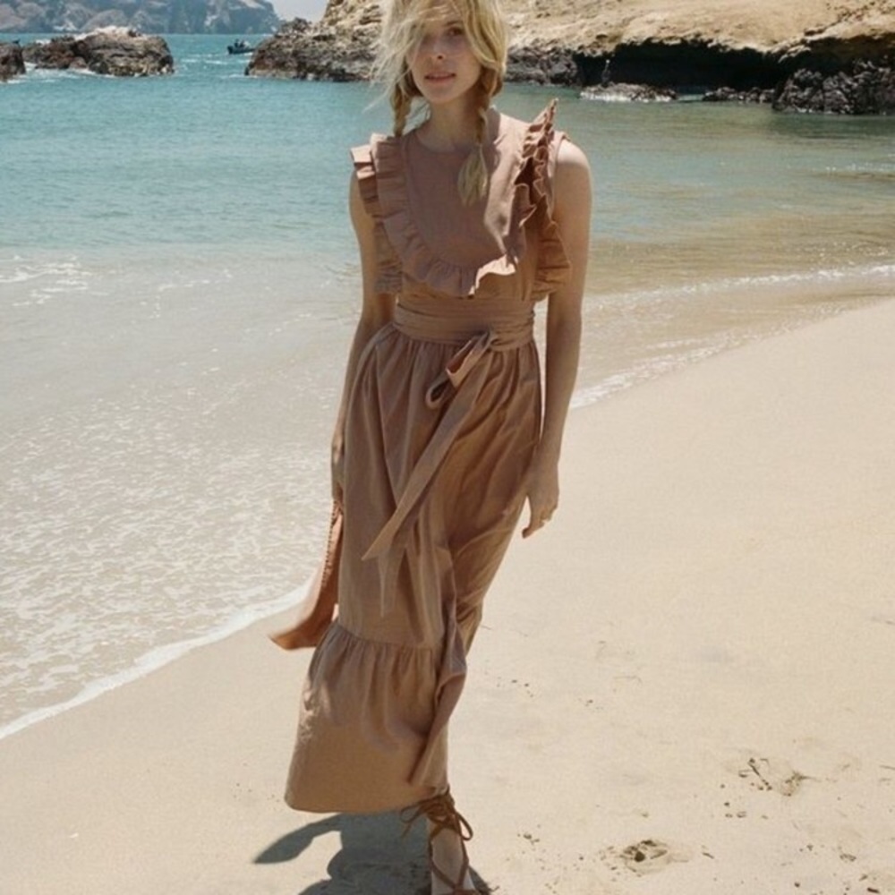 Doen Savannah Dress in Adobe